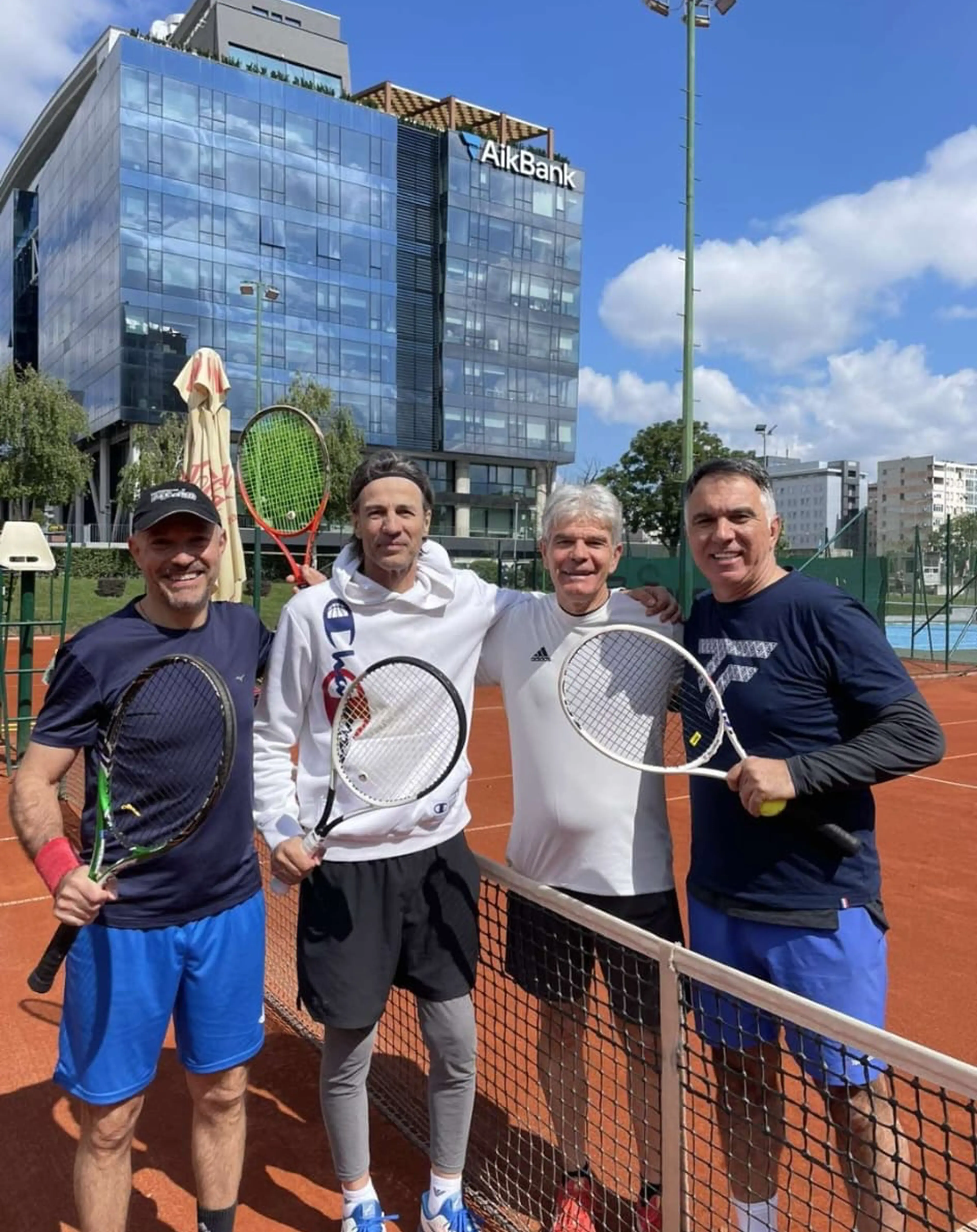 Dr. Cvijić playing tennis